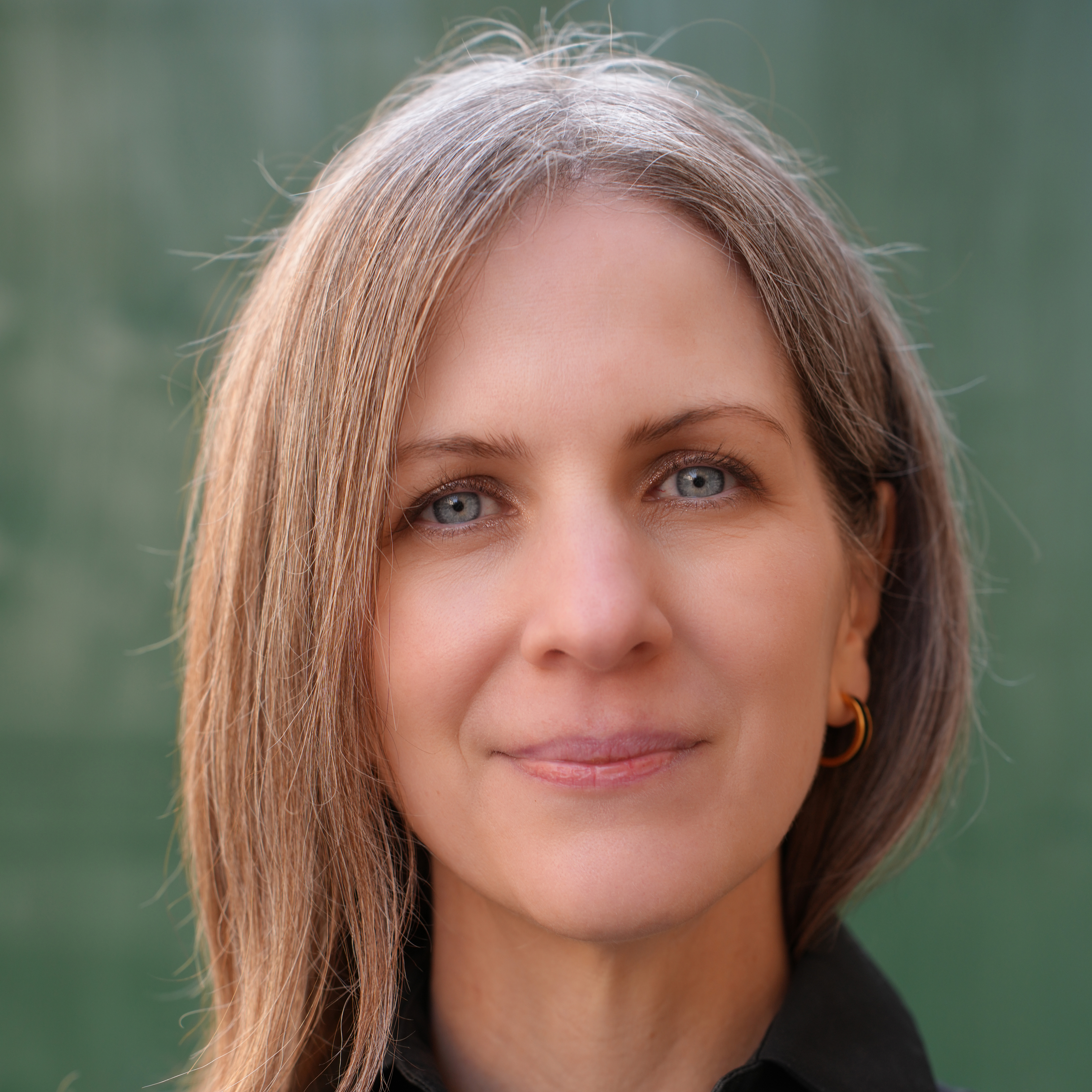 headshot of author