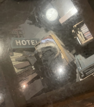 Suitcases belonging to Japanese Americans who were incarcerated during WWII and kept in the basement of the Panama Hotel in Seattle