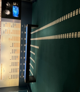 Exhibit displaying the number of immigration visas to the United States issued between 1932-1941