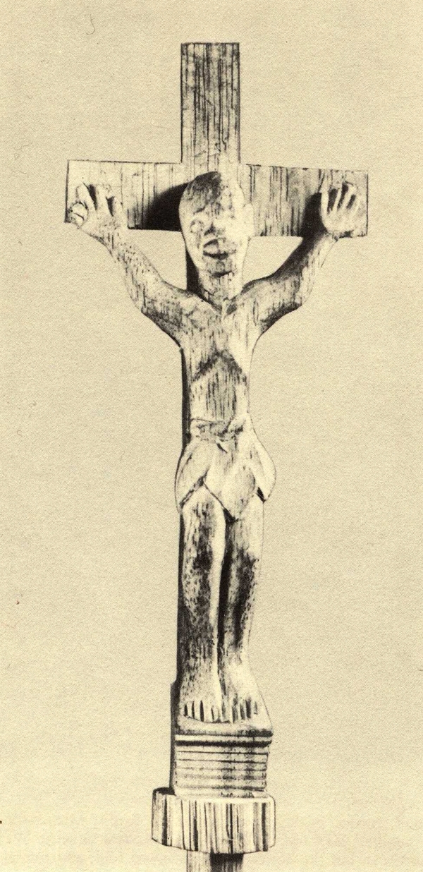 Carving of a crucifix